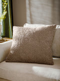 Yard Taupe Brown Cabu Chunky Boucle Cushion