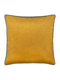 Furn Ochre Teal Meridian Velvet 55 x 55cm Cushion