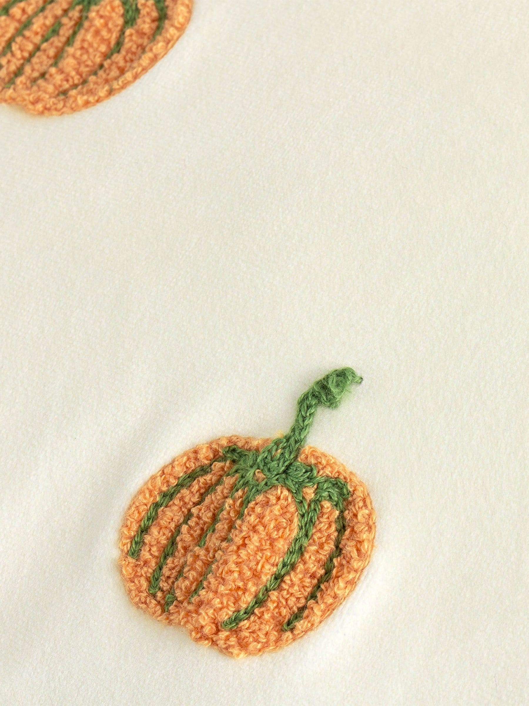 Wylder Pumpkin Spice velvet cushion 45cm, UK version