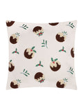 Furn multicolour Christmas pudding tufted cushion (British brand)