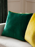 Furn Emerald Moss Meridian Velvet 45 x 45cm Cushion