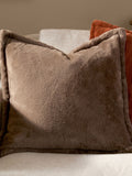 Furn Mocha Brown Kallu Faux Fur 45 x 45cm Cushion