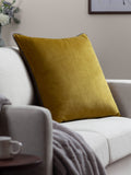 Furn Moss Charcoal Meridian Velvet 45 x 45cm Cushion