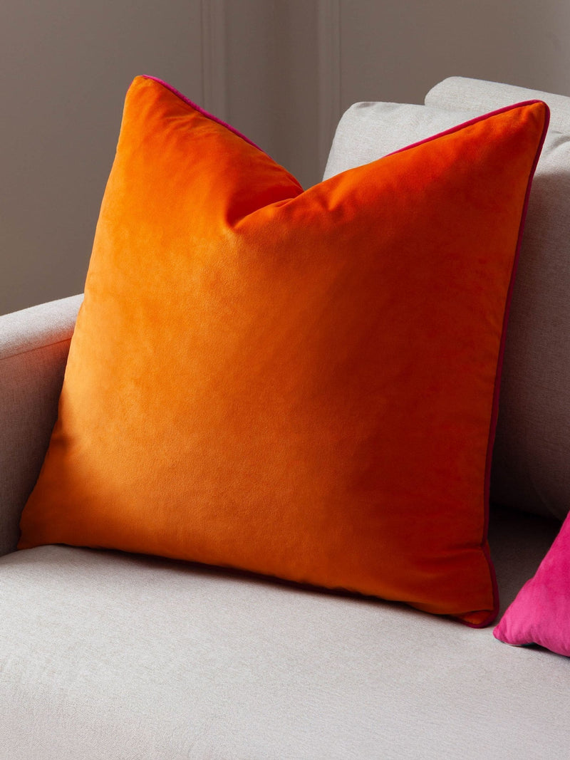Furn Clementine Hot Pink Meridian Velvet 45 x 45cm Cushion