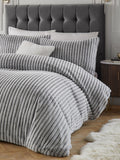 Paoletti Alpine Faux Fur Duvet Cover Set, imported from the UK