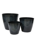 Decoris Felix plastic planters set of 3, UK version