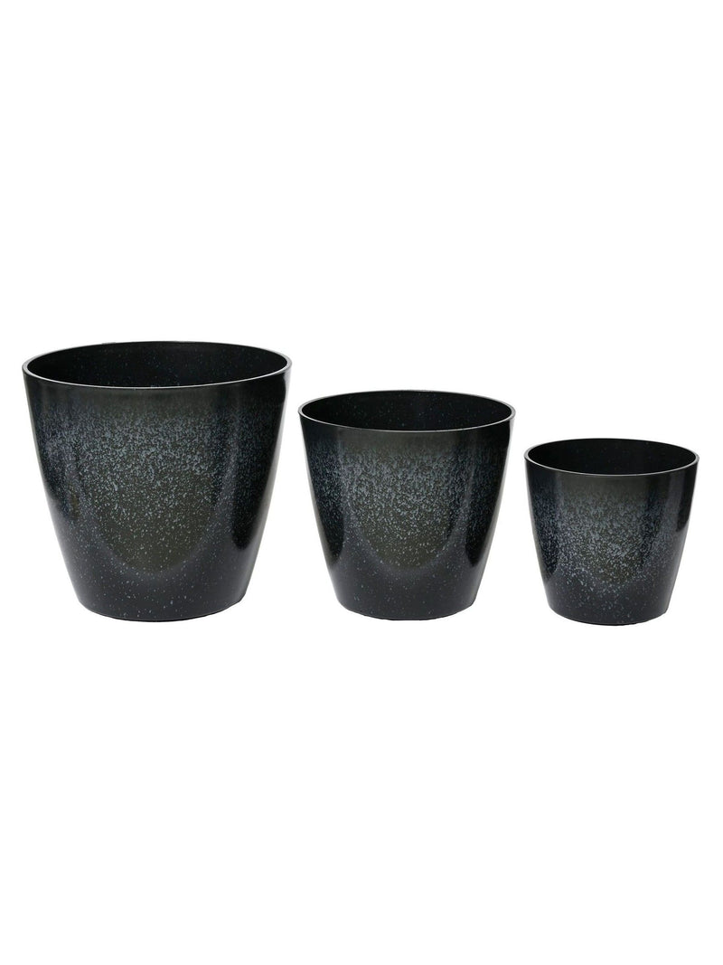 Decoris Felix plastic planters set of 3, UK version