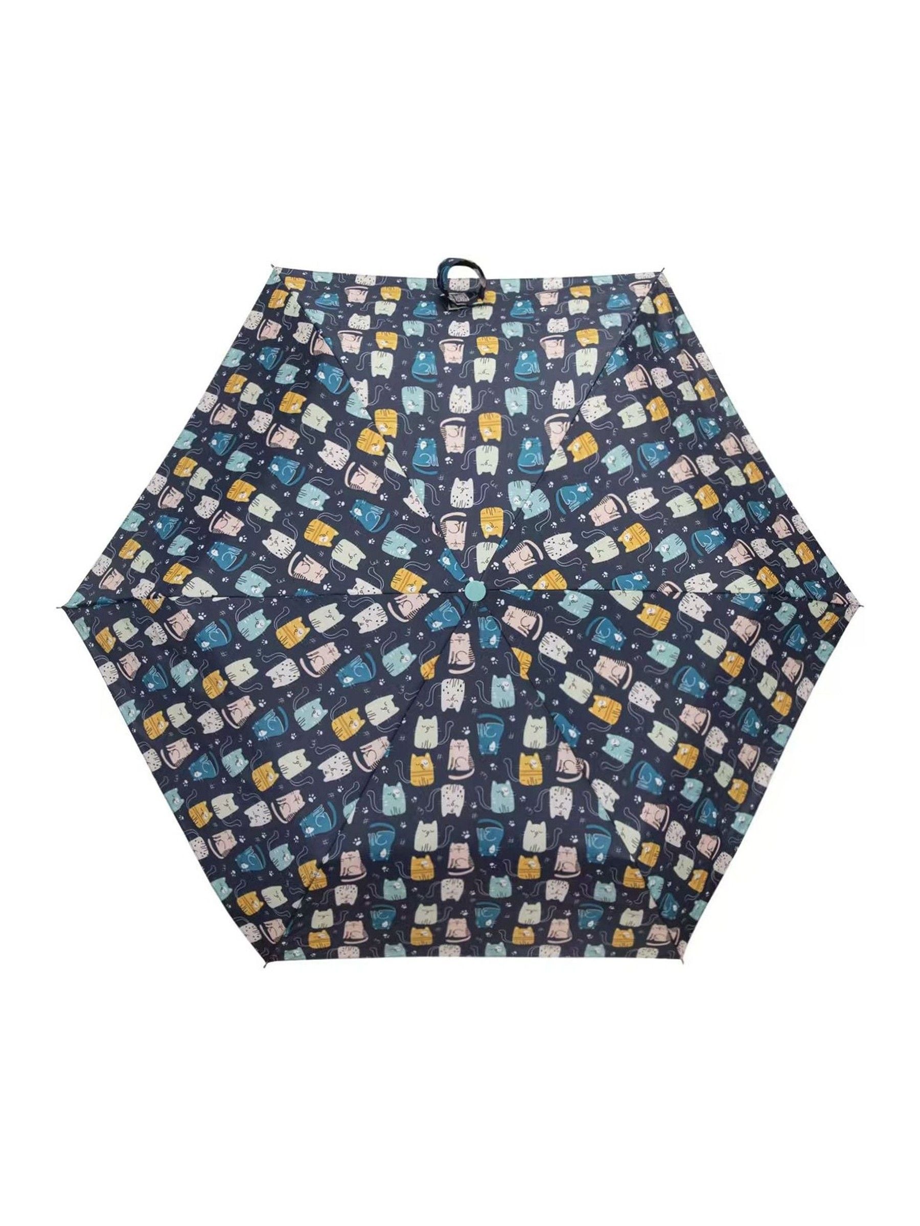 Totes Blue Supermini Print Umbrella