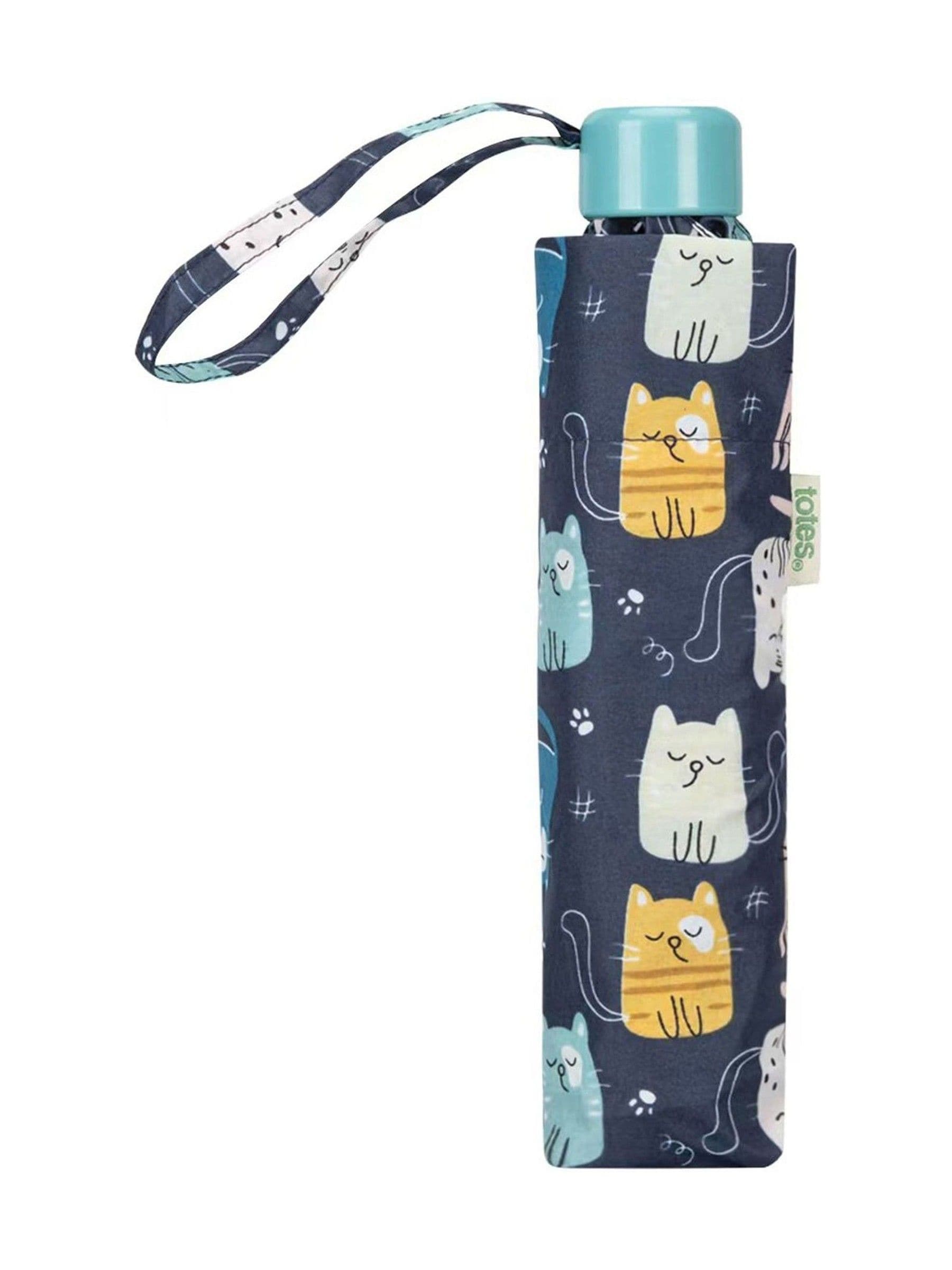 Totes Blue Supermini Print Umbrella