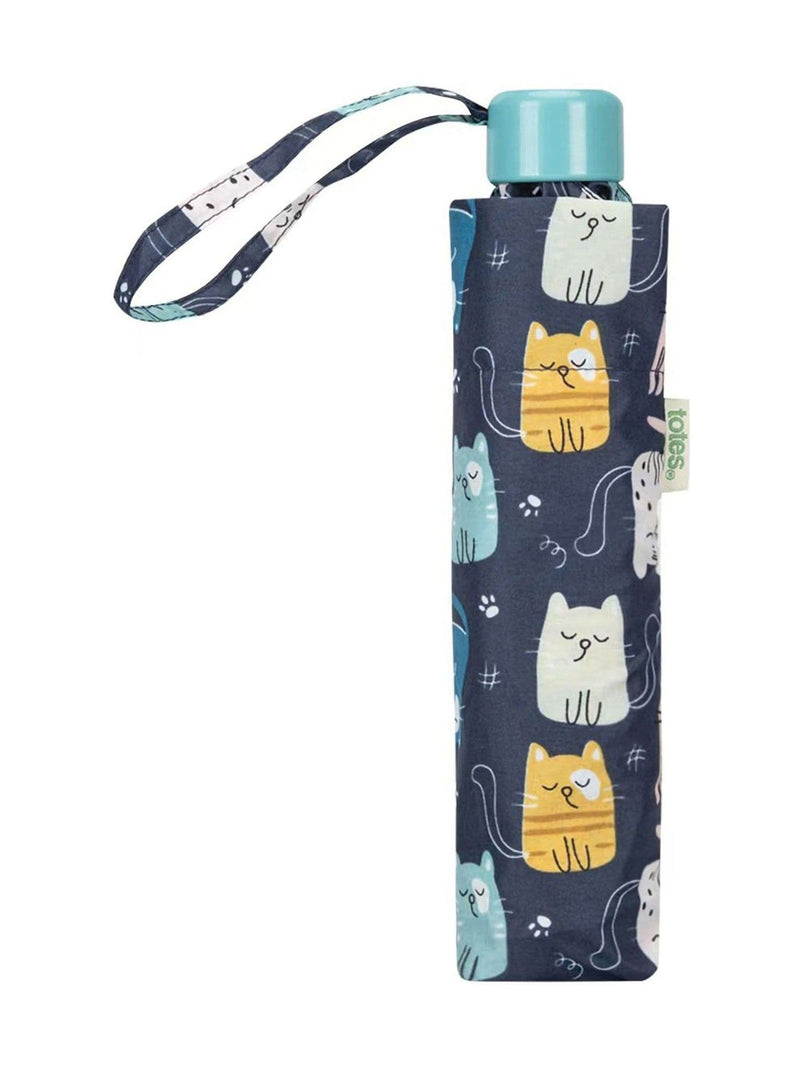 Totes Blue Supermini Print Umbrella