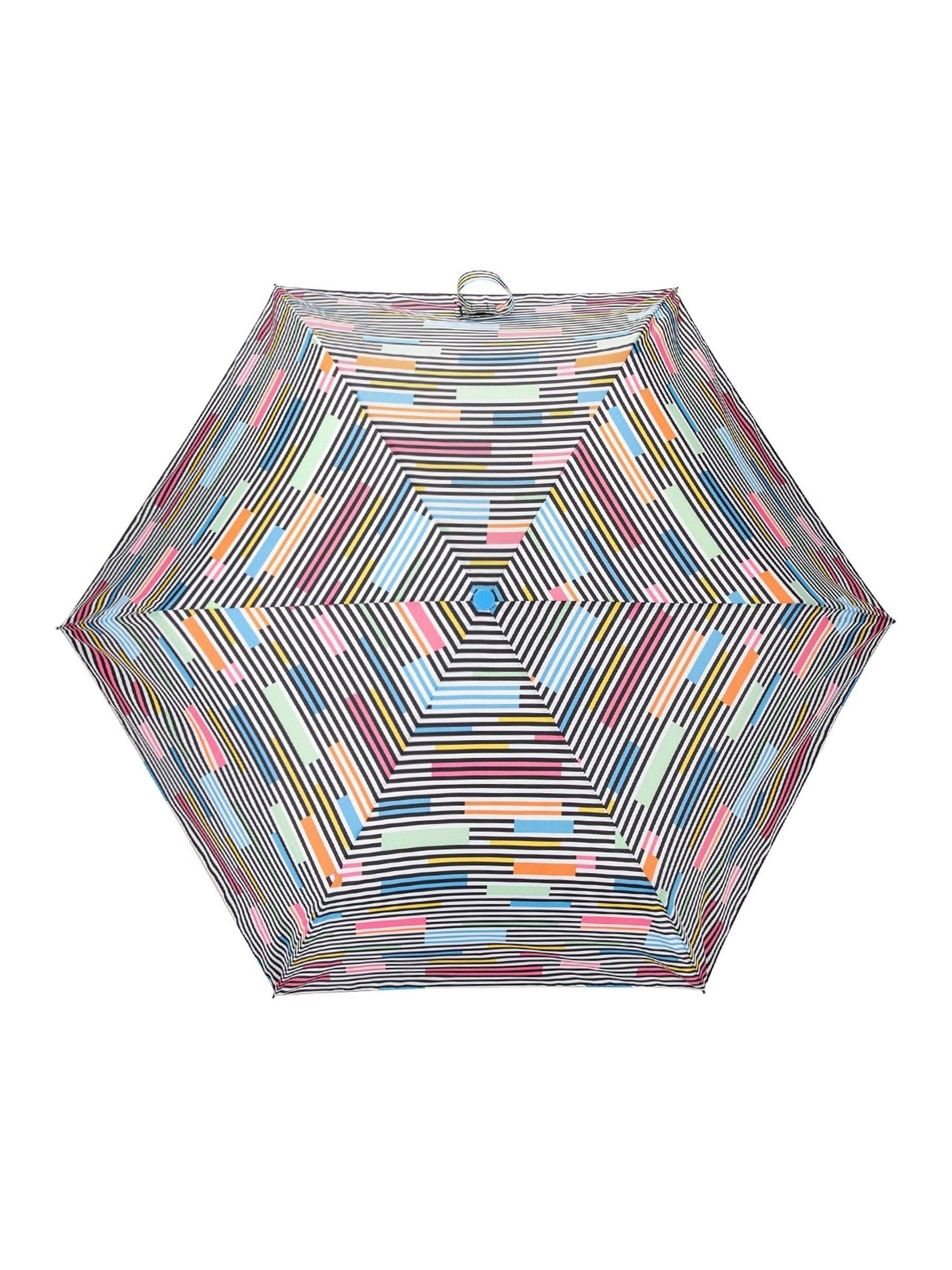 totes light blue supermini print umbrella, imported from the UK