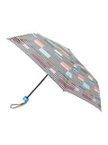 totes light blue supermini print umbrella, imported from the UK