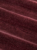 Yard Beetroot Red velvet chenille curtains, UK version