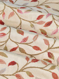 Voyage Maison red floral jacquard pencil pleat curtains 229x183cm, imported from the UK