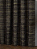 Paoletti Black Jupiter Chenille Curtains - British product