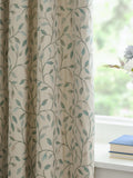 Voyage Maison Blue Cervino floral jacquard curtains 229x183cm, imported from the UK