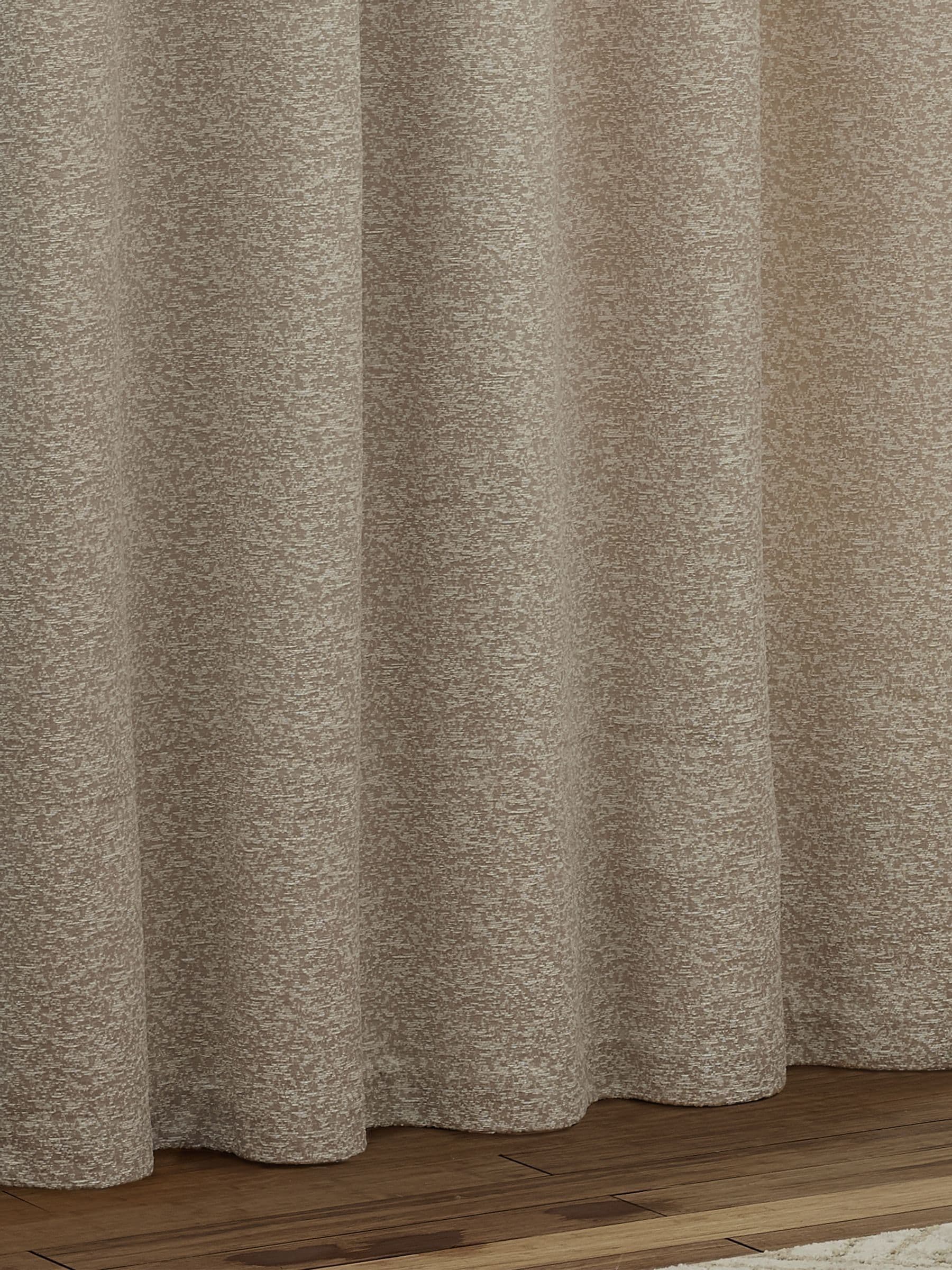 Paoletti Natural Galaxy Chenille room darkening curtains, UK version