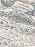 Wylder Blue Wedgewood Ophelia floral jacquard curtains - UK version