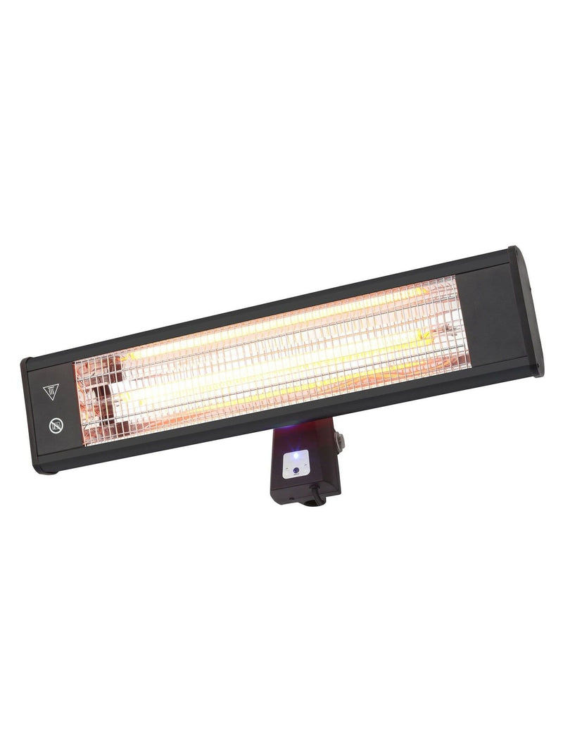 BHS black wall mount patio heater 1800W (British brand)