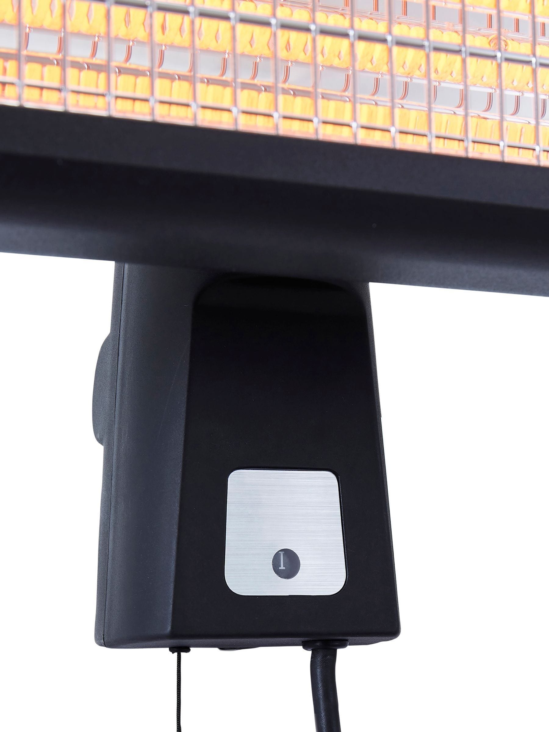 BHS black wall mount patio heater 1800W (British brand)