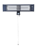 BHS black wall mount patio heater 1800W (British brand)
