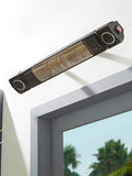BHS black 2kW wall heater with wireless speaker, UK version