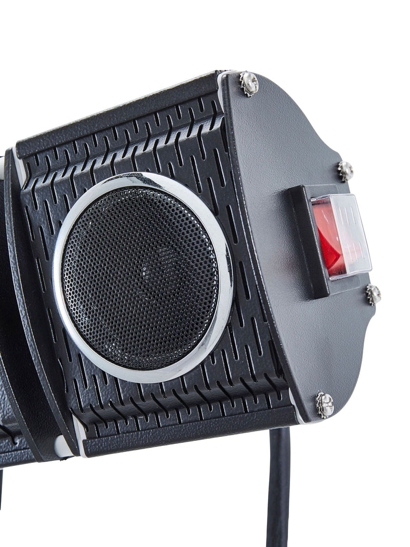 BHS black 2kW wall heater with wireless speaker, UK version