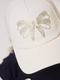 Baker by Ted Baker white floral cap with diamante bow, UK version