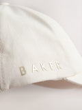 Baker by Ted Baker white floral cap with diamante bow, UK version