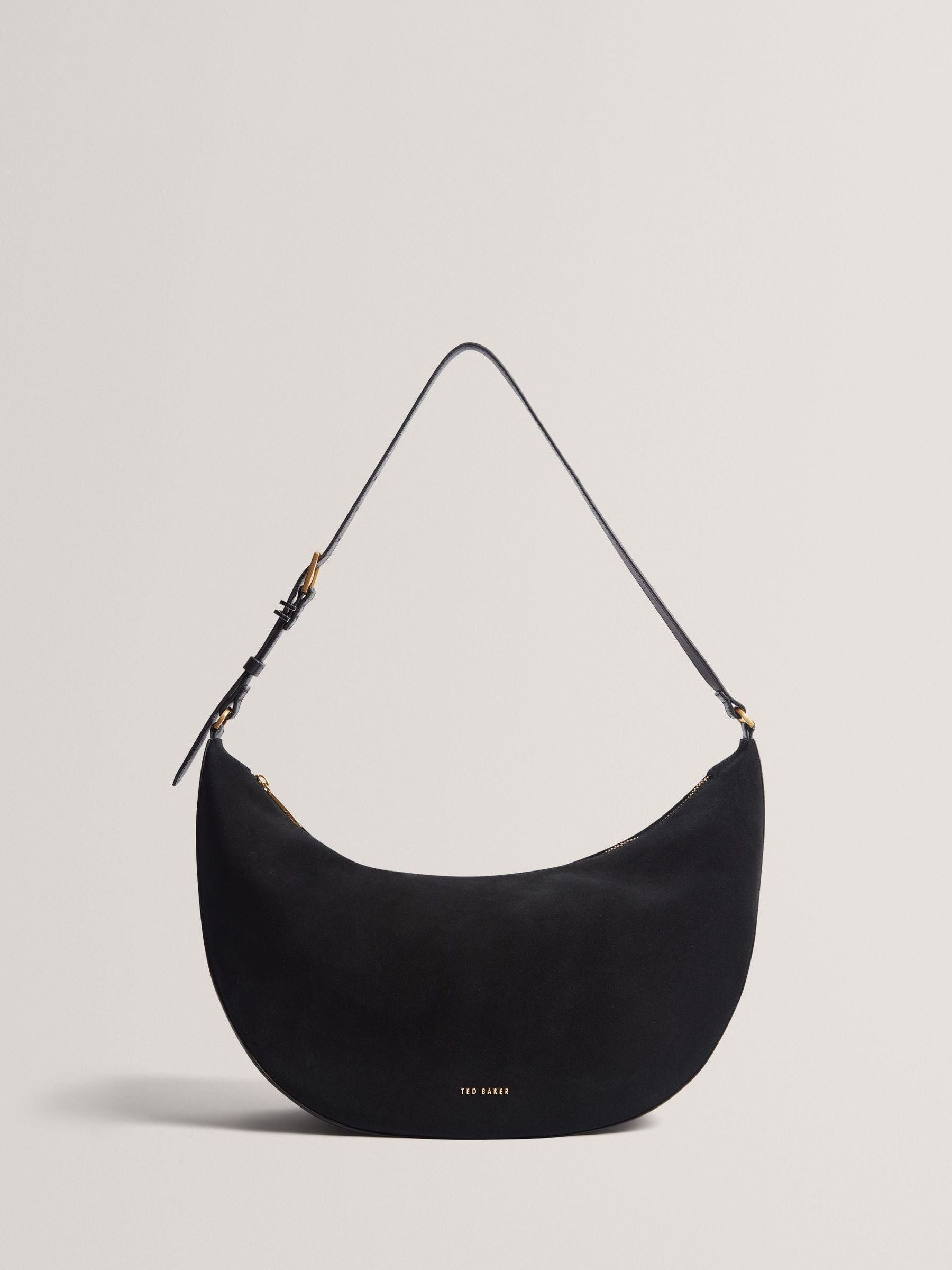 Ted Baker black suede hobo bag (British brand)