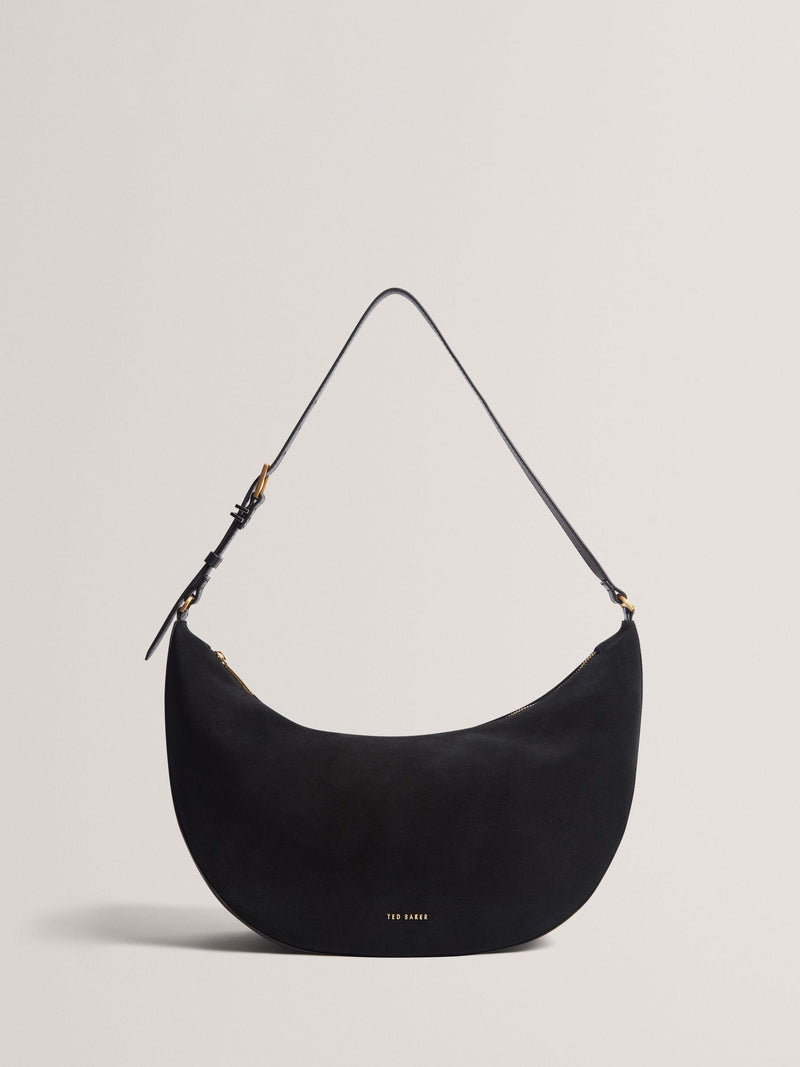 Ted Baker black suede hobo bag (British brand)
