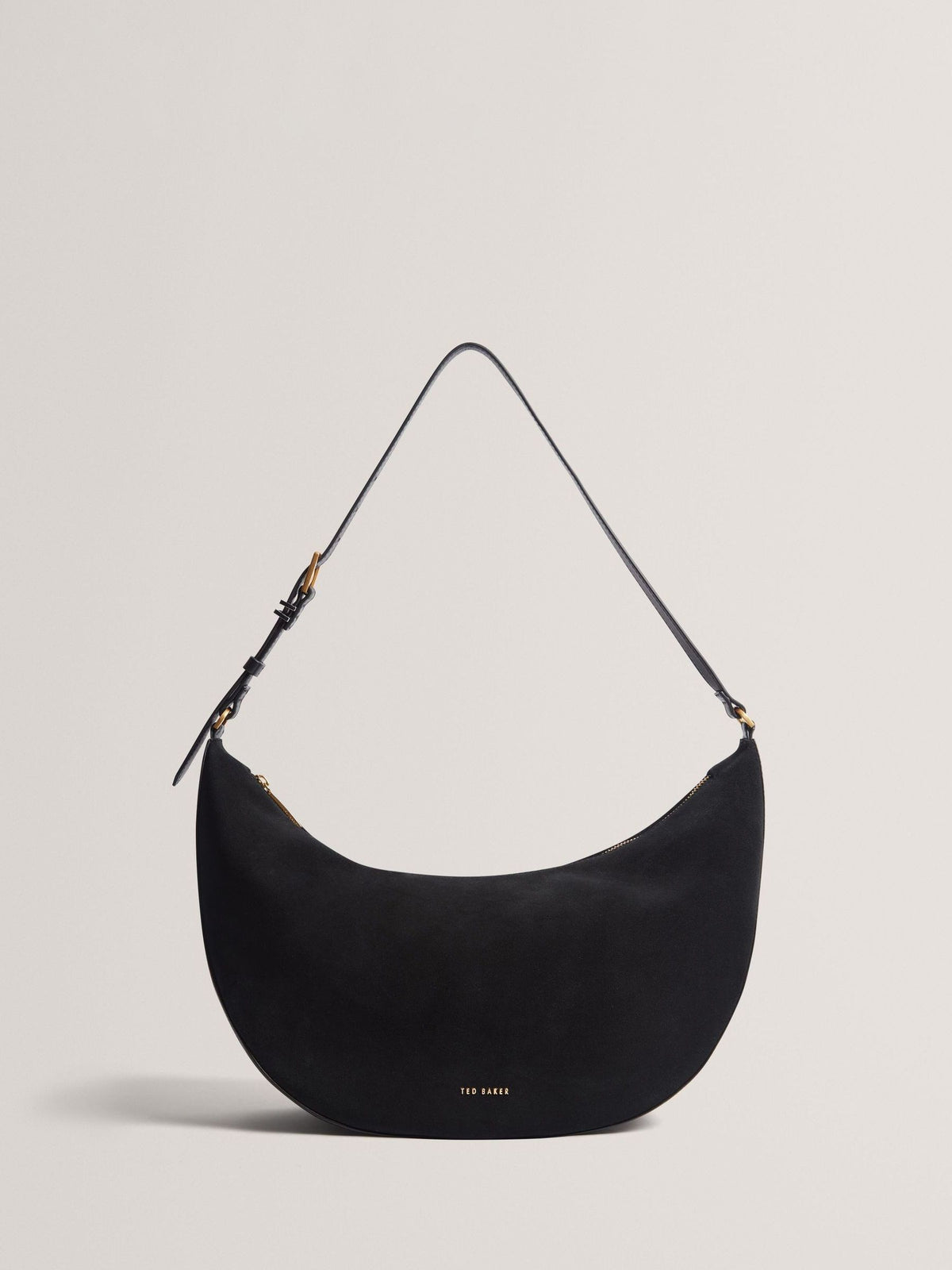 Ted Baker black suede hobo bag (British brand)