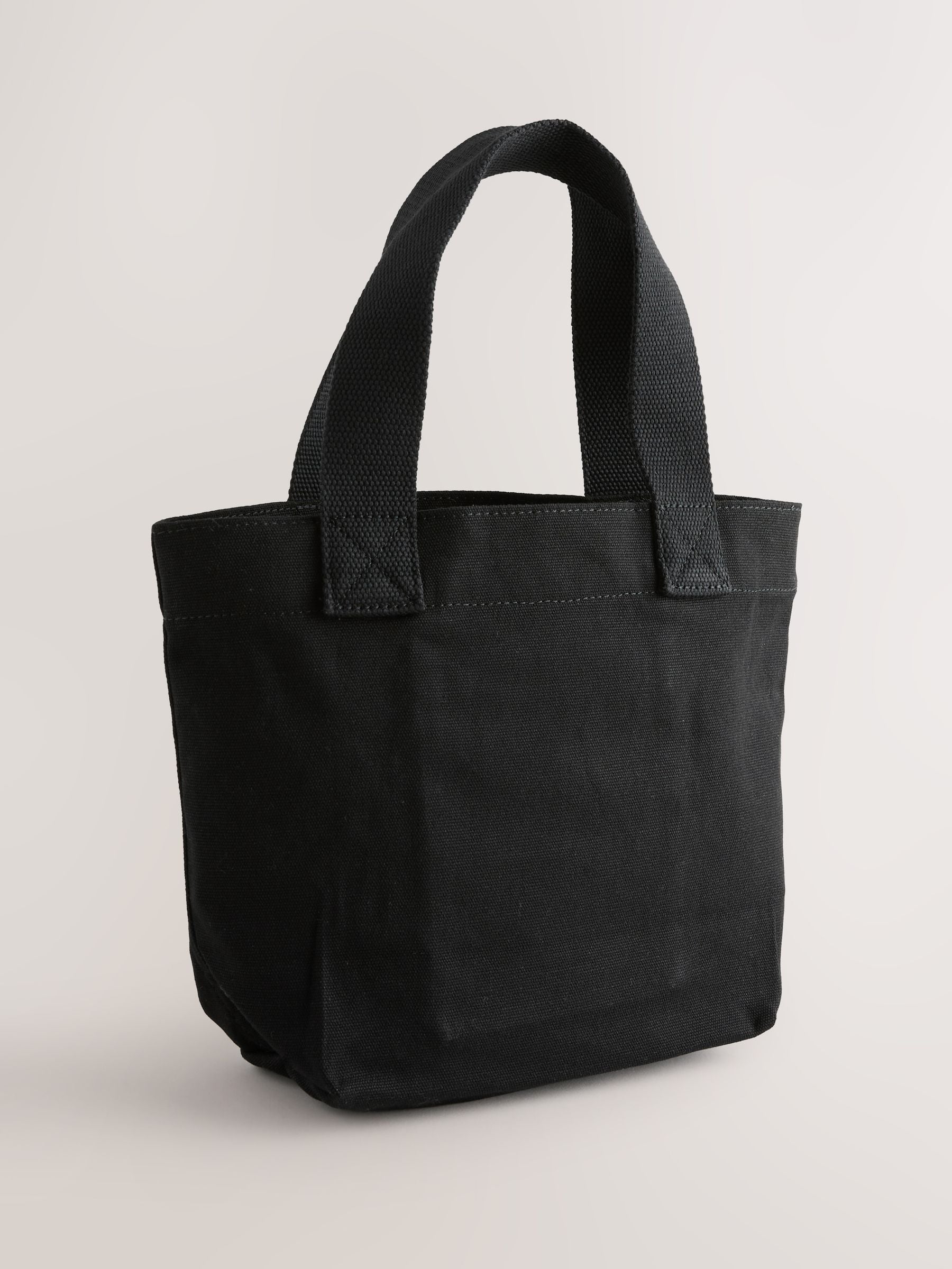 AllSaints black underground logo canvas tote bag, UK version