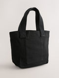 AllSaints black underground logo canvas tote bag, UK version