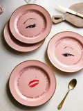Rockett St George Marilyn Monroe pink side plates (British brand)