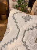 FatFace Natural Geo Diamond Cotton Tufted cushion 50cm, imported from the UK