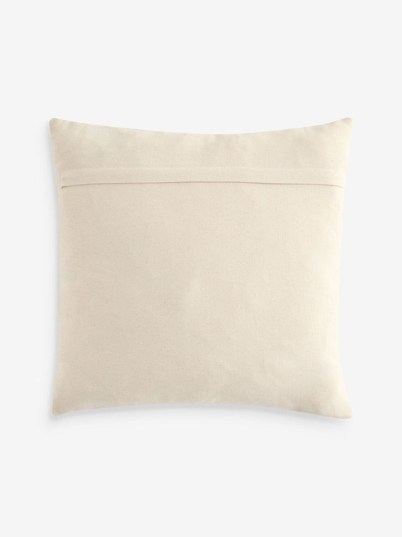FatFace Natural Geo Diamond Cotton Tufted cushion 50cm, imported from the UK