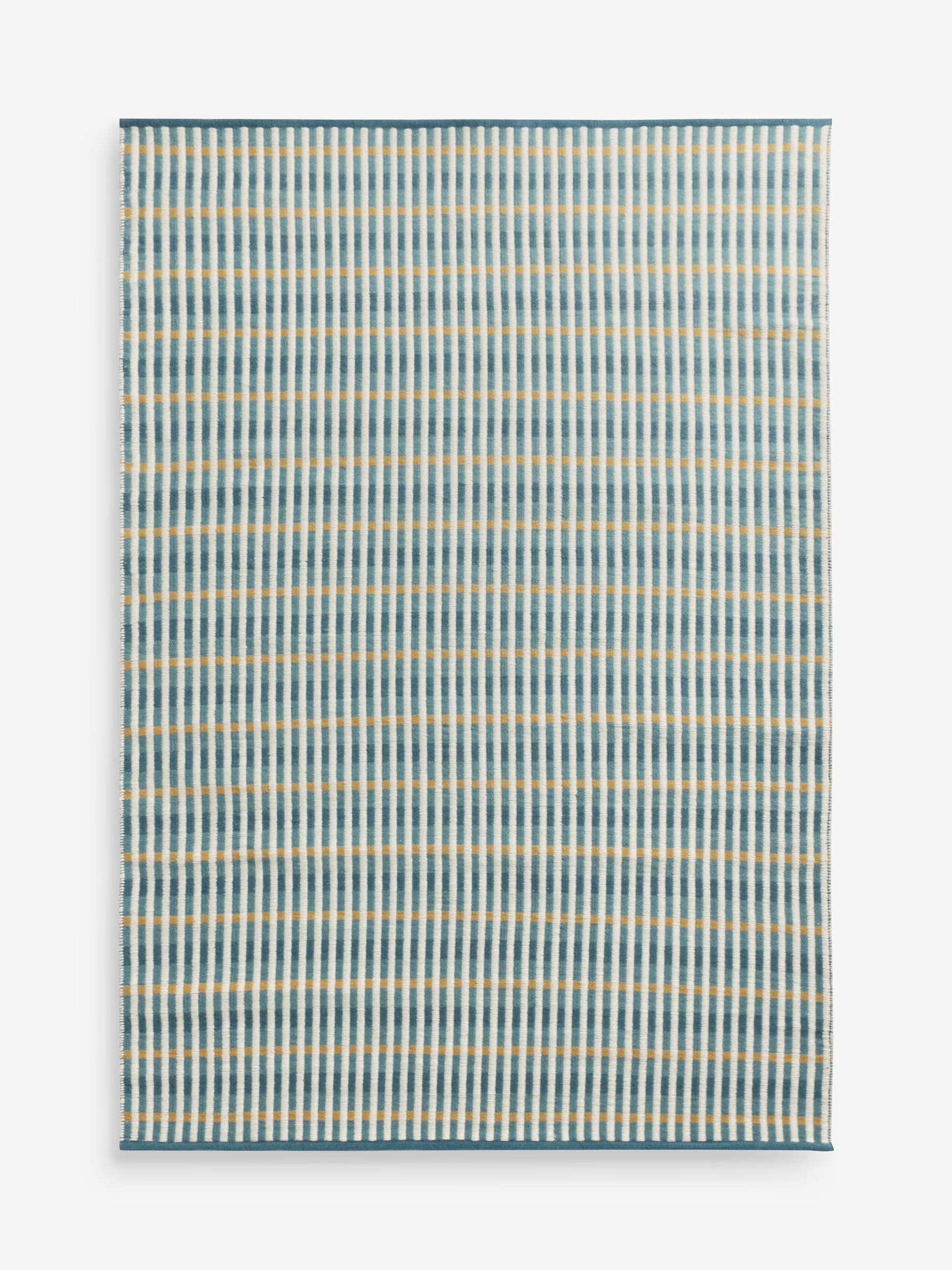 FatFace blue indoor outdoor flatweave rug - British product