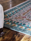 FatFace multi tile print washable rug (British brand)