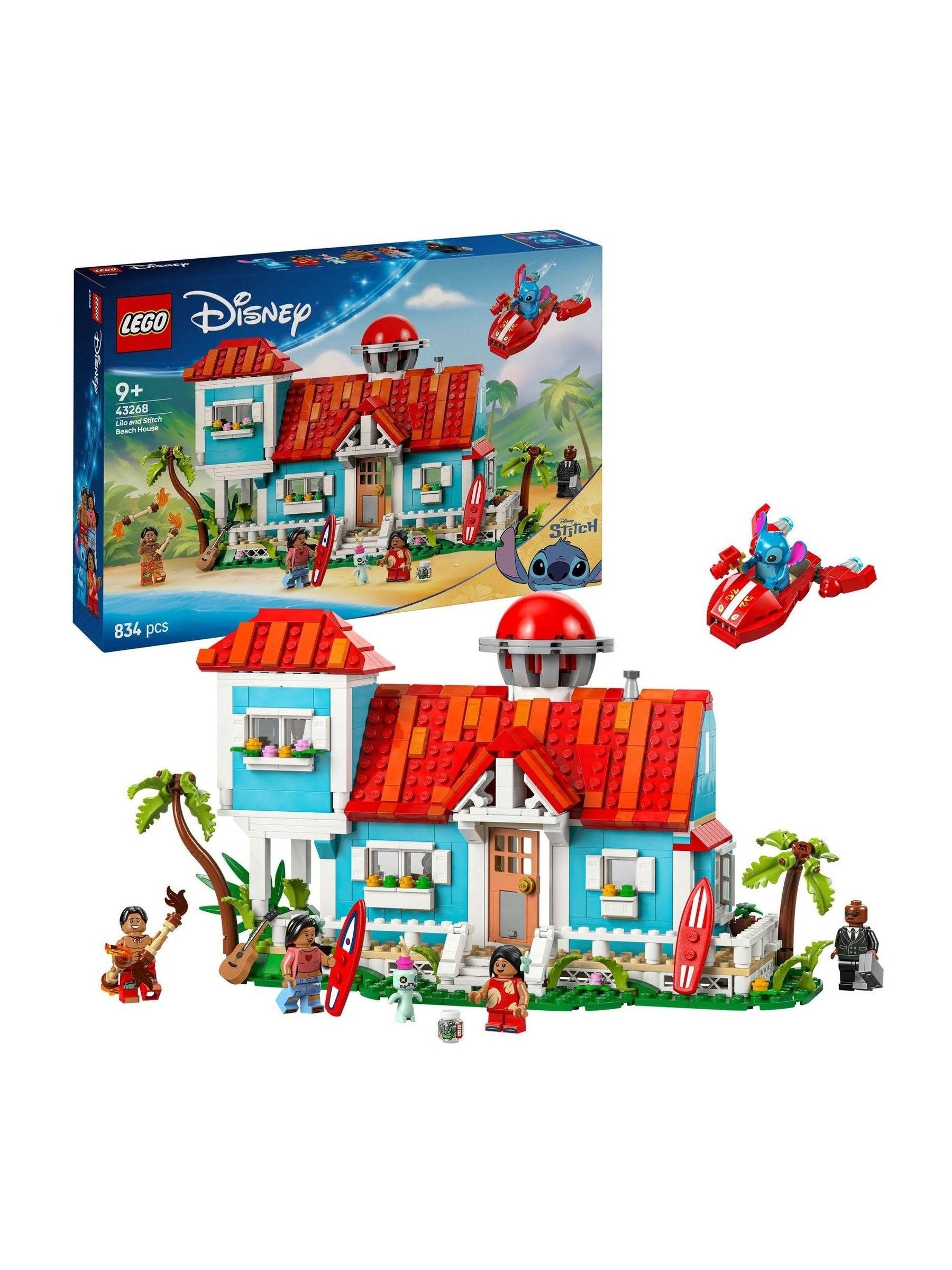 LEGO Lilo and Stitch Beach House building set, imported from the UK