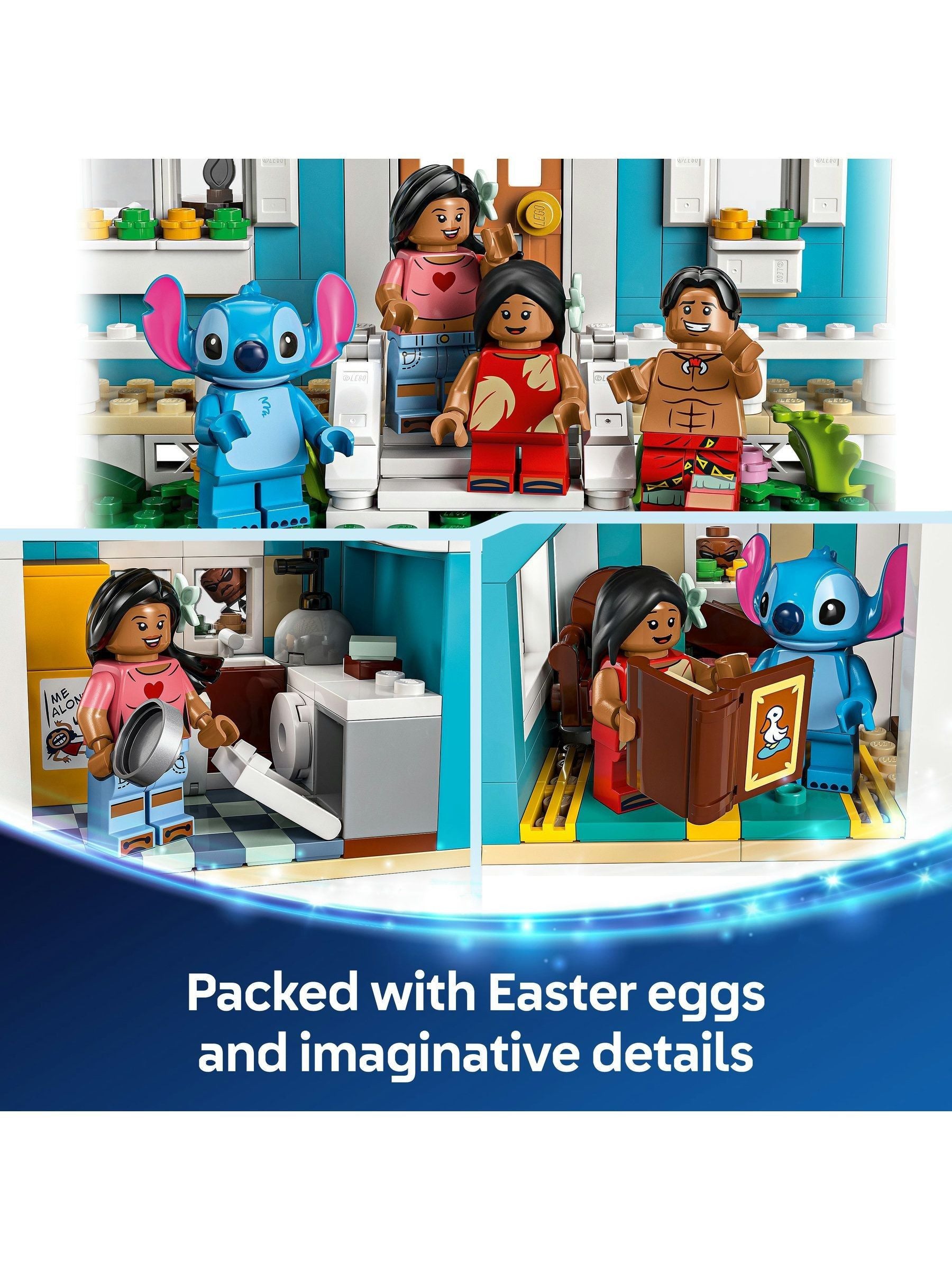 LEGO Lilo and Stitch Beach House building set, imported from the UK