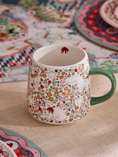Next Cath Kidston Neutral Christmas Animal Ditsy Billie Mug- Buy online at McGrocer