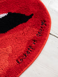 Rockett St George red lips cotton bath mat (British brand)