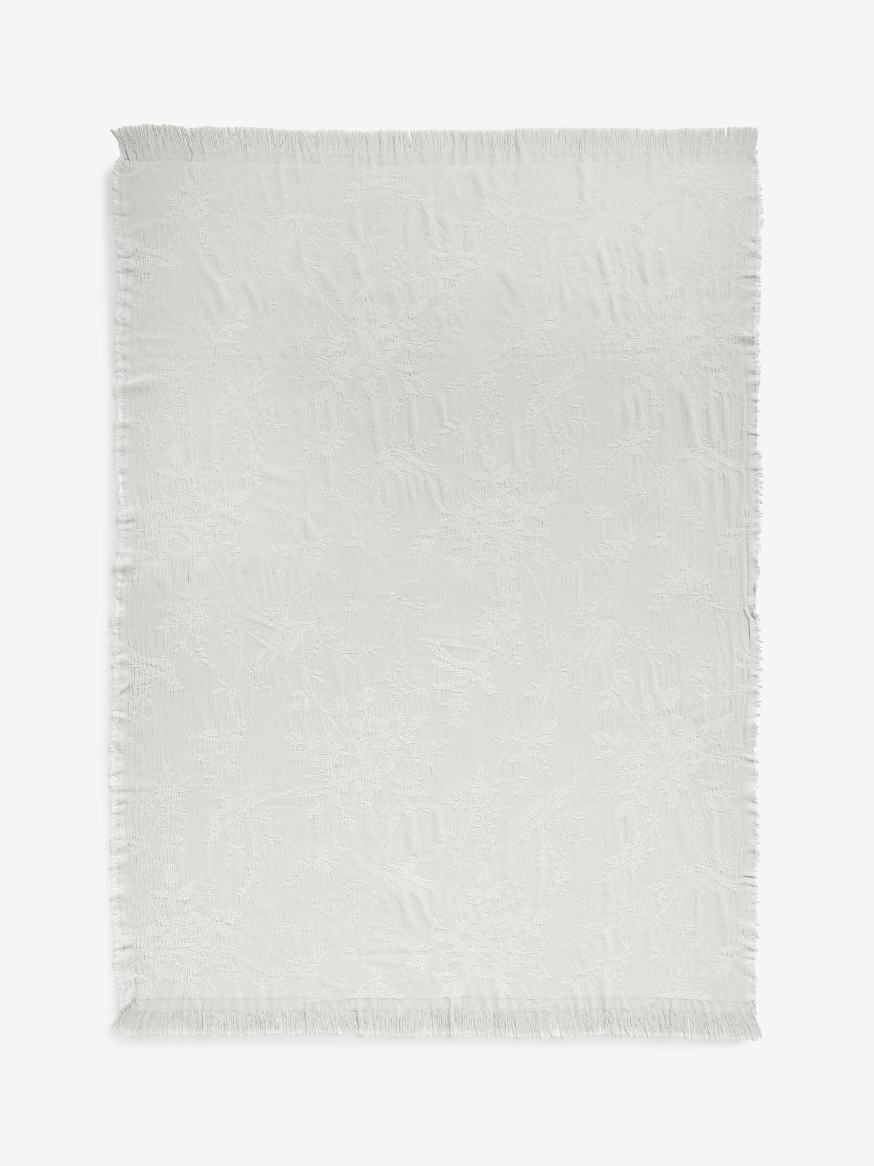 Shabby Chic throw sage green bird chinoiserie 180x130cm, UK version