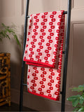 Rockett St George retro lips cotton velour towel pink and red, UK version