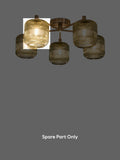 Ryker glass shade H50924 flush spare part - British product