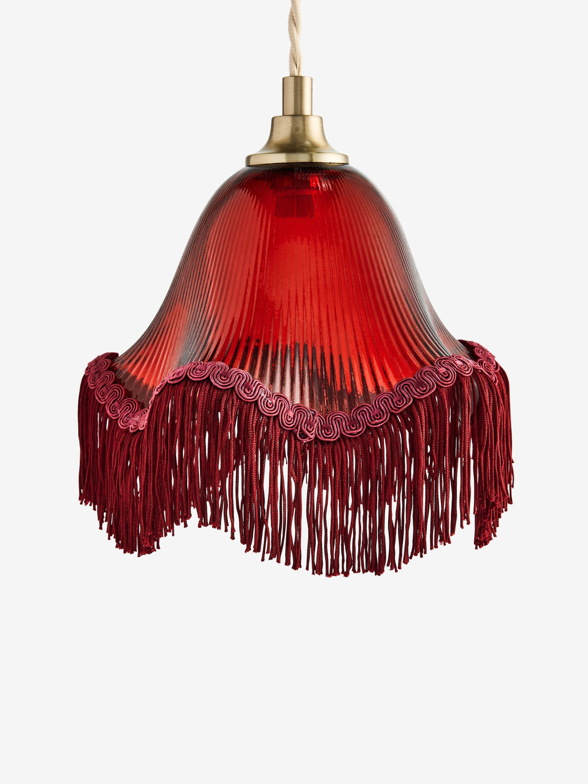 Wroxton red glass shade replacement for H41678, UK version