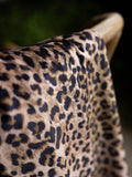 Rockett St George leopard print velvet throw 150x120cm - British product