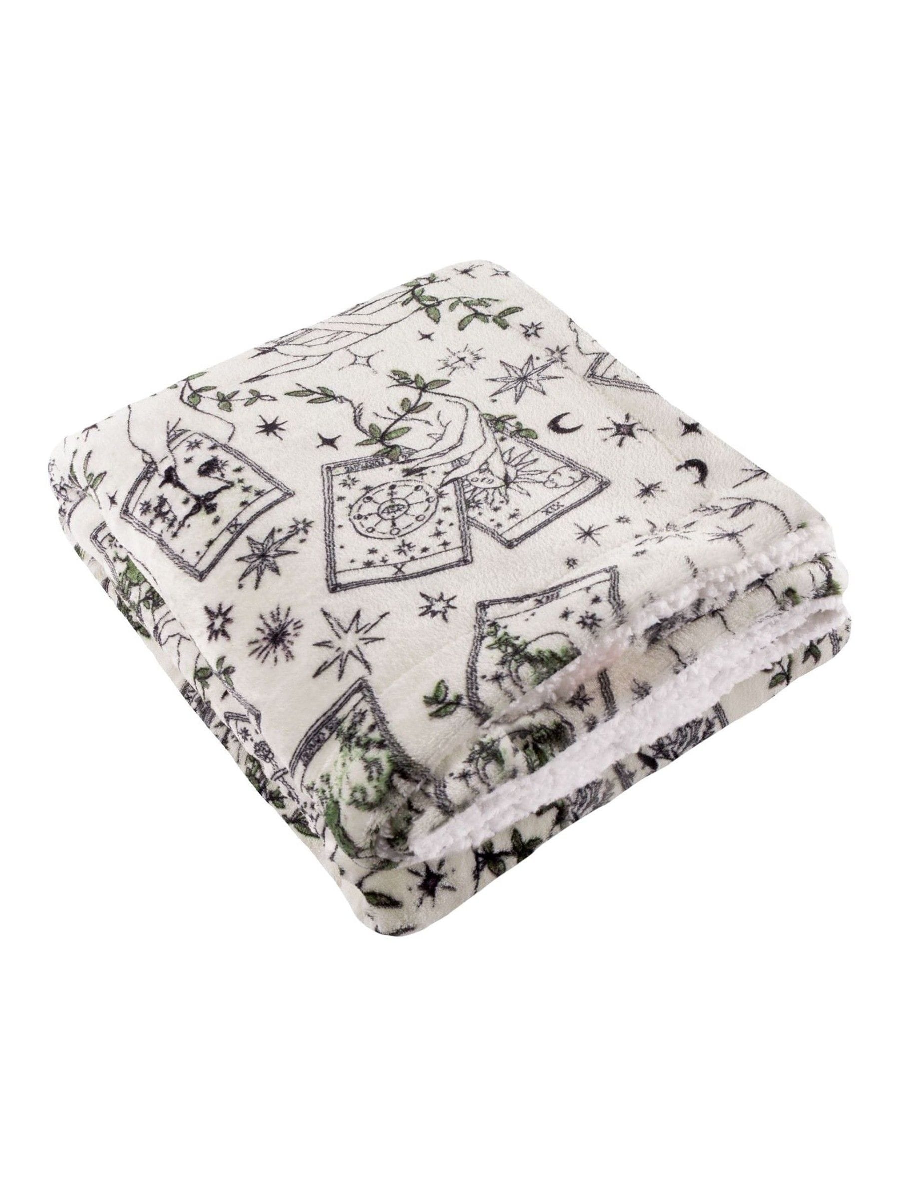 Furn Celestial Stories sherpa fleece throw 180x130cm, UK version