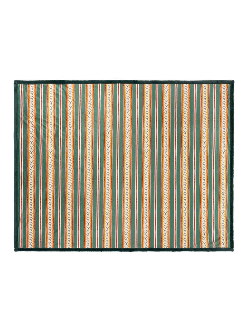 Furn Green Christmas faux fur throw 180x130cm (British brand)